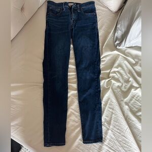 Madewell 9” high-rise skinny jean 27 dark wash